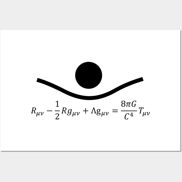 Formula of General Relativity Wall Art by ScienceCorner